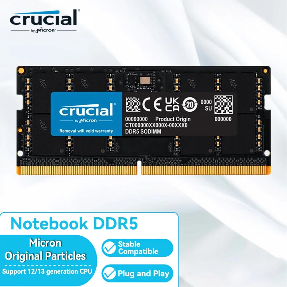 LEGION Ʈ ƮϿ Crucial RAM DDR5 4800MHz 5600MHz 16GB 24GB 32GB 48GB SODIMM 1.1V CL40 CL46 Ʈ ޸